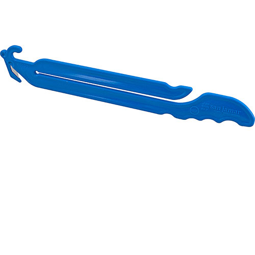 (image for) San Jamar SJBB100 TOOL,POUCH BLUE F/ OPENI NG & EMPTYING - Click Image to Close